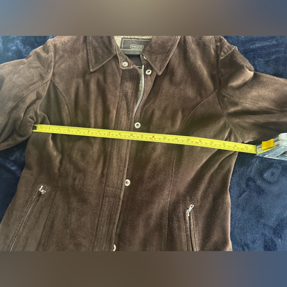 Vintage Coach suede brown jacket 25 years old - Picture 7 of 16